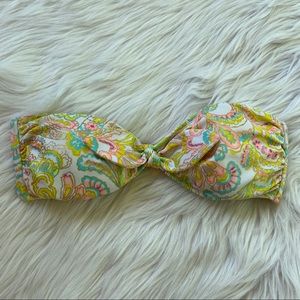 Victoria’s Secret floral bandeau swim